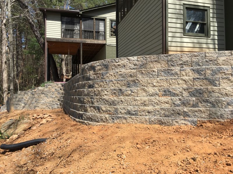 Concrete Block Retaining Walls