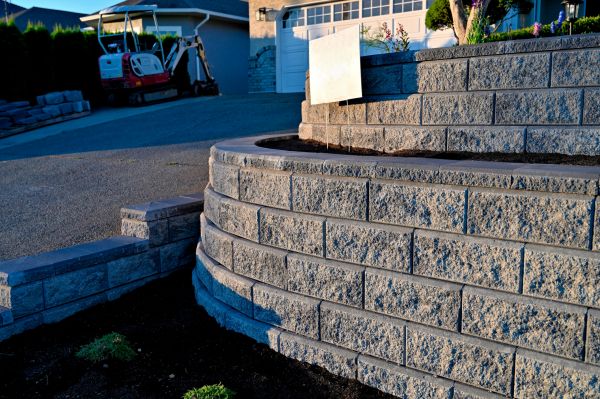 Stone Retaining Wall Repair in Fairfax