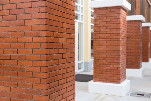Brick Column Installation