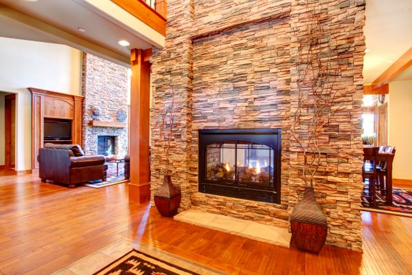Stone Hearth Installation in Fairfax